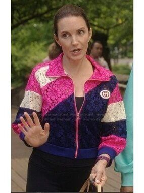 Gucci Floral Guipure Lace Track Jacket
